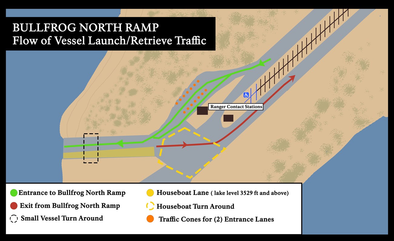 Bullfrog North Ramp Traffic Map