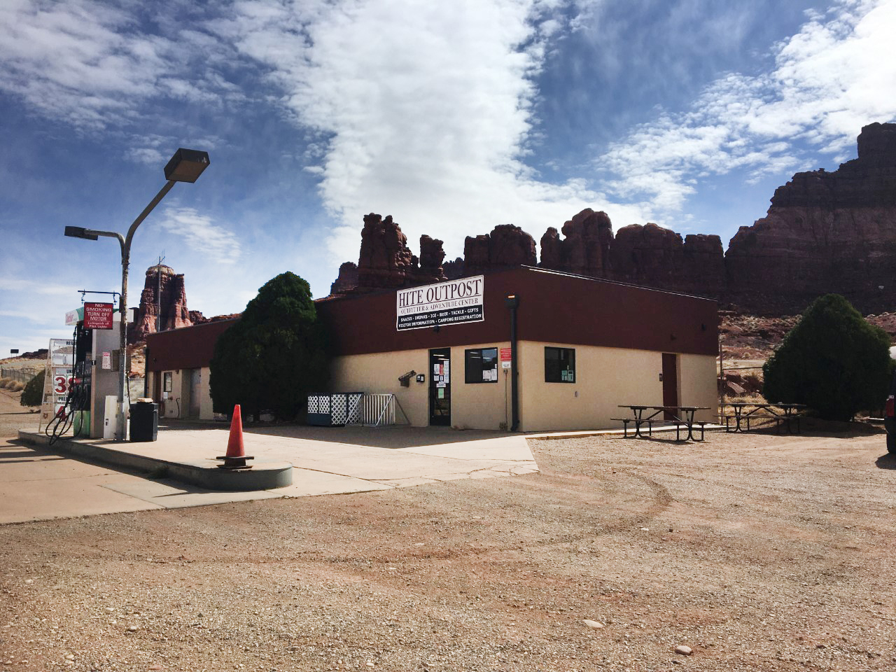 Hite fuel pumps in Glen Canyon National Recreation Area