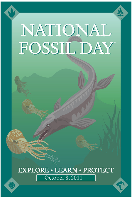 National Fossil Day Poster