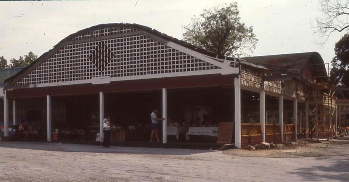 Bumper Car Pavilion Rehabilitation Glen Echo Park (U.S. National Park