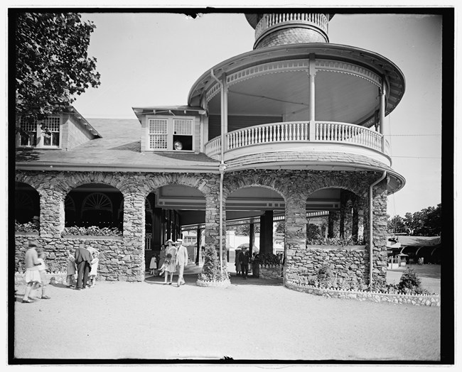 restaurant at park nps circa 1920s