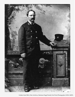 A portrait of James Rankin, Lighthouse Keeper at Fort Point