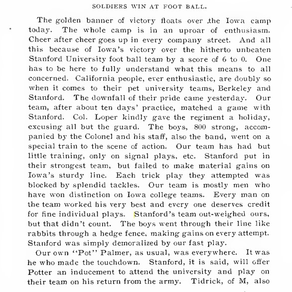 Description of Stanford game, Markey Description of Stanford game, Markey