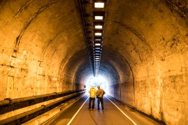Baker Barry Tunnel construction workers in a tunnel