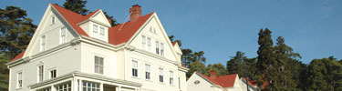 typical colonial revival roof line