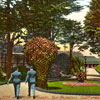 color postcard of Presidio