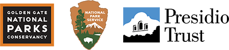 conservancy, NPS and Presidio Trust logos