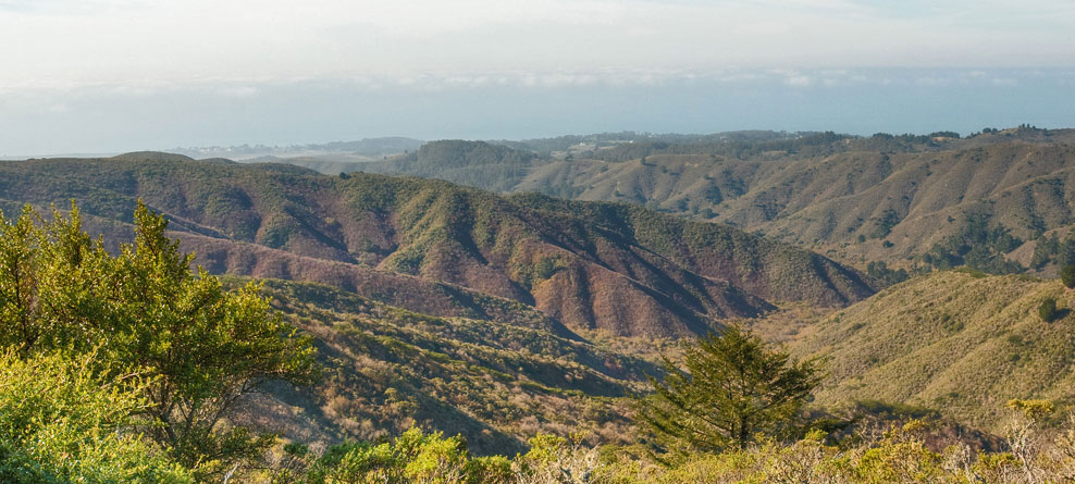 View of ridges at Rancho Corral de Tierra View of ridges at Rancho Corral de Tierra
