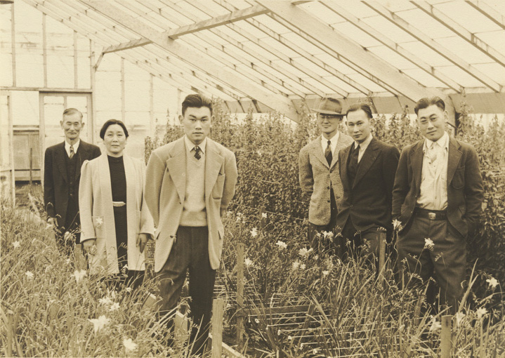 Fred and family in nursery