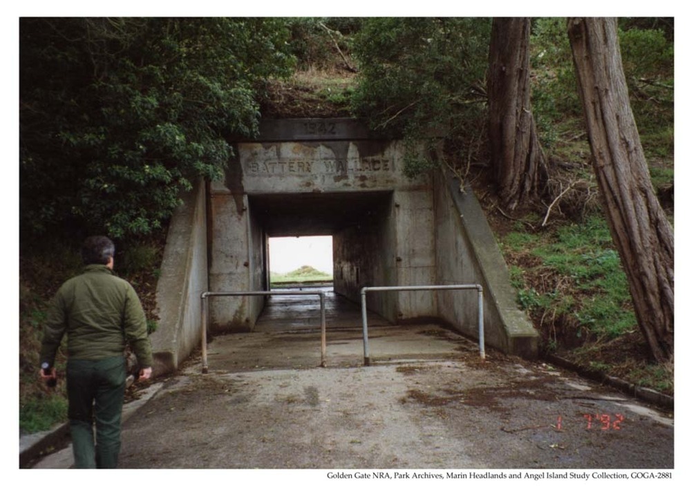 Entry to casement #1, Battery Wallace, Fort Barry 1992