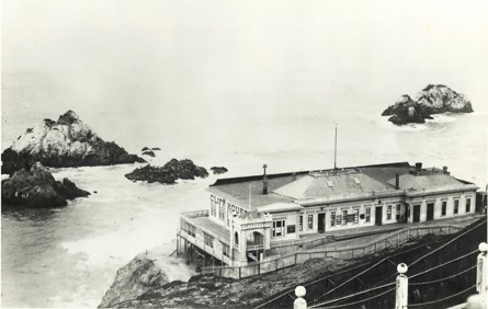historic image of the original Cliff House