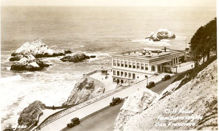 historic photo of the third Cliff House