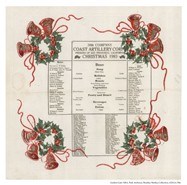 GOGA-1766 Bradley Shelley Collection 1910 Christmas Menu