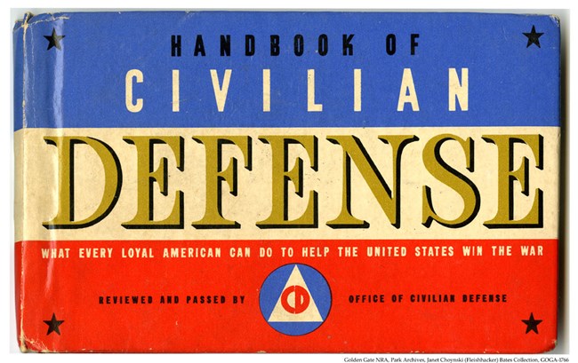 GOGA-1766 Janet Choynski (Fleishhacker) Bates Collection Handbook of Civilian Defense