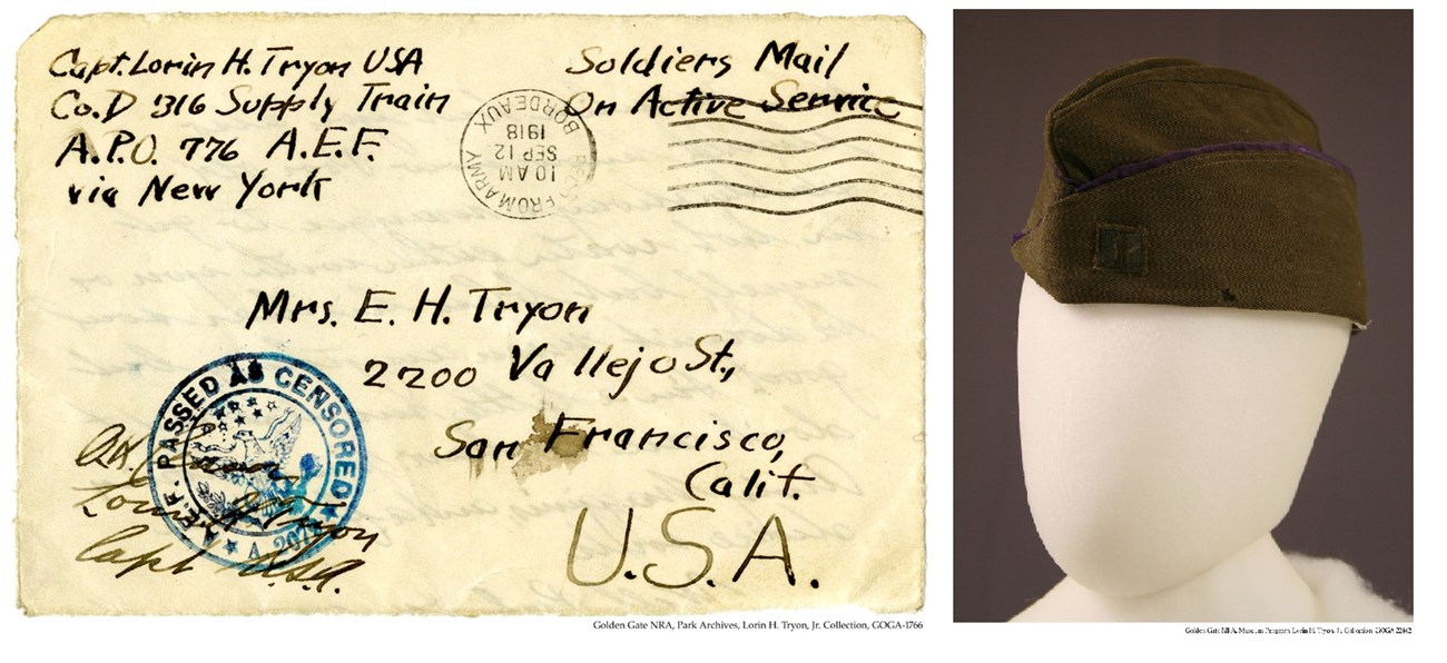GOGA-1766 Lorin H Tryon, Jr Collection Tryon Envelope & cap