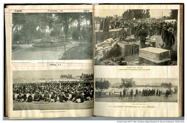 GOGA-1766 Major Richard M Deasy Collection Murphy's Daily Journal August 10-11 1893 PSF