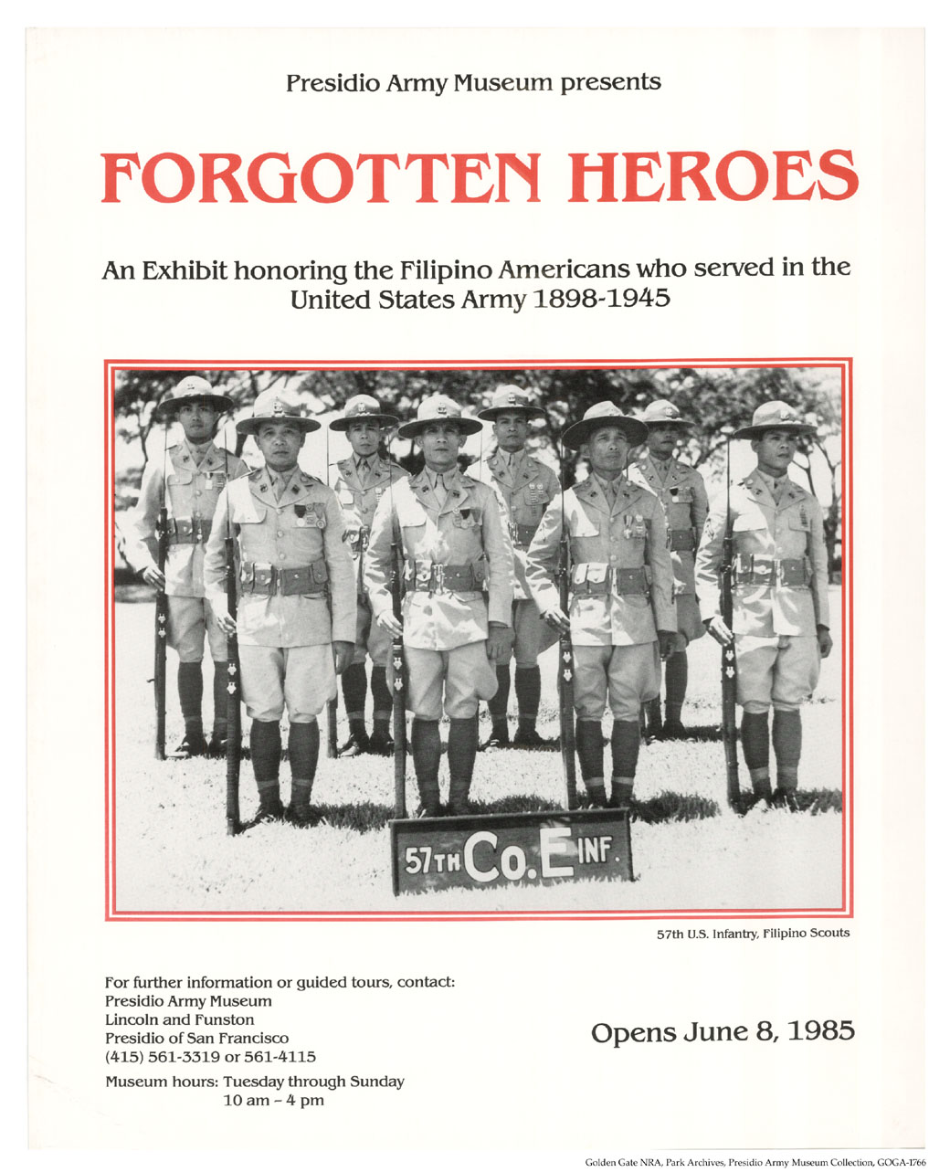 The Presidio Army Museum Exhibit History Comes to Life Golden Gate