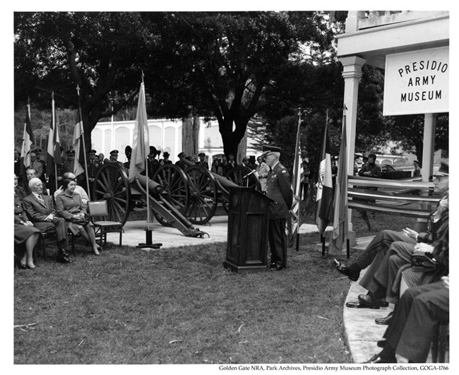 GOGA-1766 Presidio Army Museum Photograph Collection PAM Dedication Ceremony