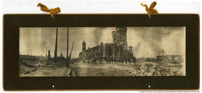 GOGA-1766 Viola Grilnberger Connelly Collection SF EQ&F Panormic with Cavalry Soldiers