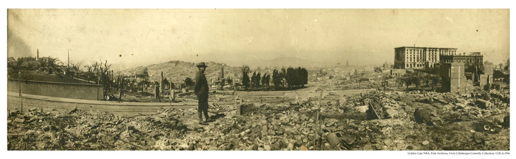 GOGA-1766 Viola Grilnberger Connelly Collection SF EQ&F Panormic with Soldier in center