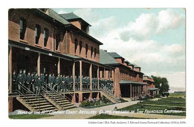 10th CAC PSF at Montgomery Street Barracks