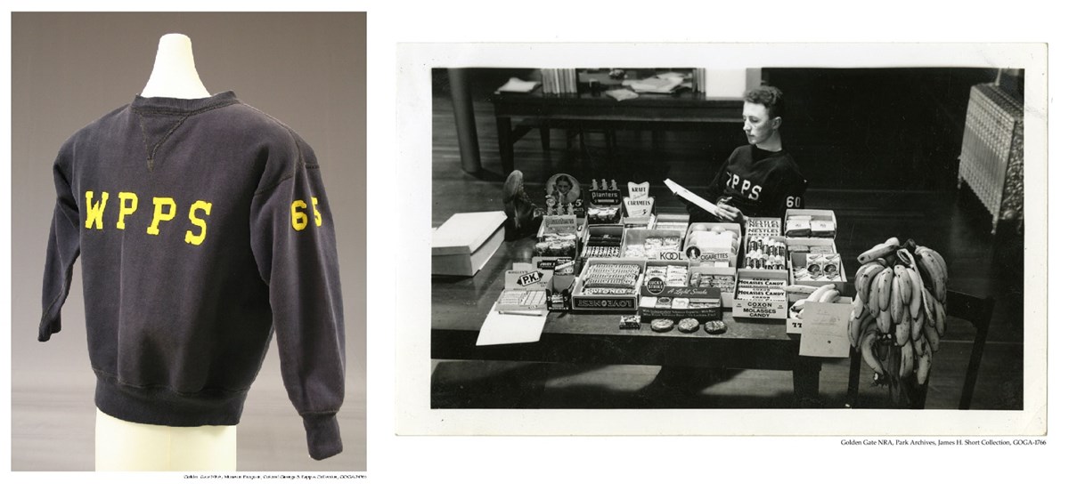 Short and Pappas sweatshirt and photograph Short and Pappas sweatshirt and photograph