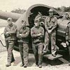 photo of men in front of Battery Chamberlain