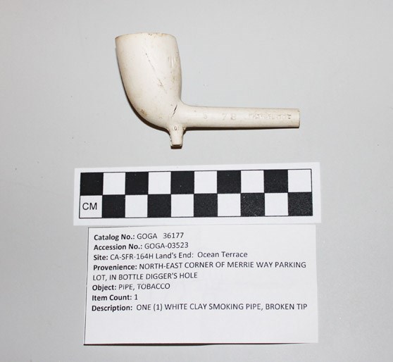 a historic clay pipe