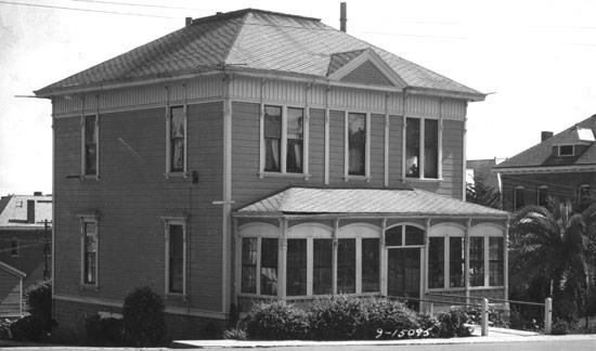 historic photo of the Presidio sutlers building