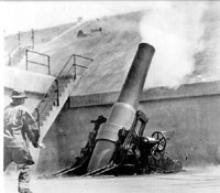 photo of gun firing