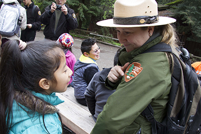 student and park ranger