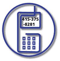 Line drawing representation of cell phone Line drawing representation of cell phone