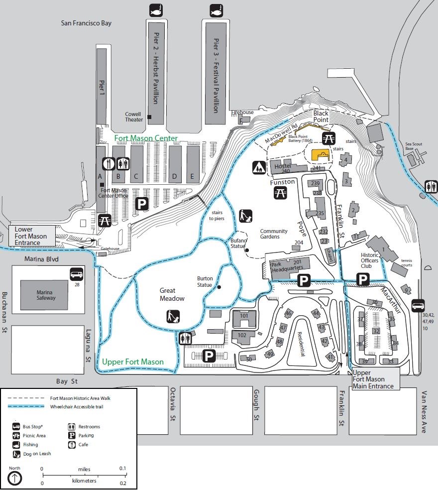 Map of Fort Mason