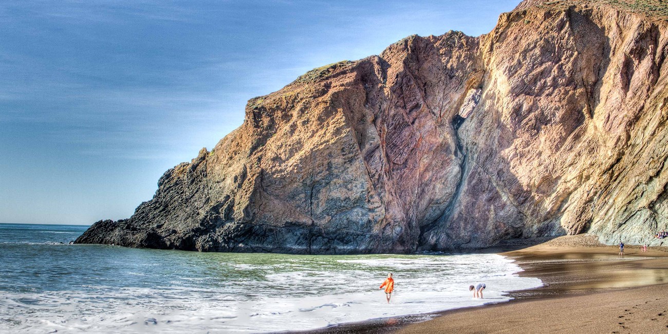 Child playing on the beach in Tennesse Valley