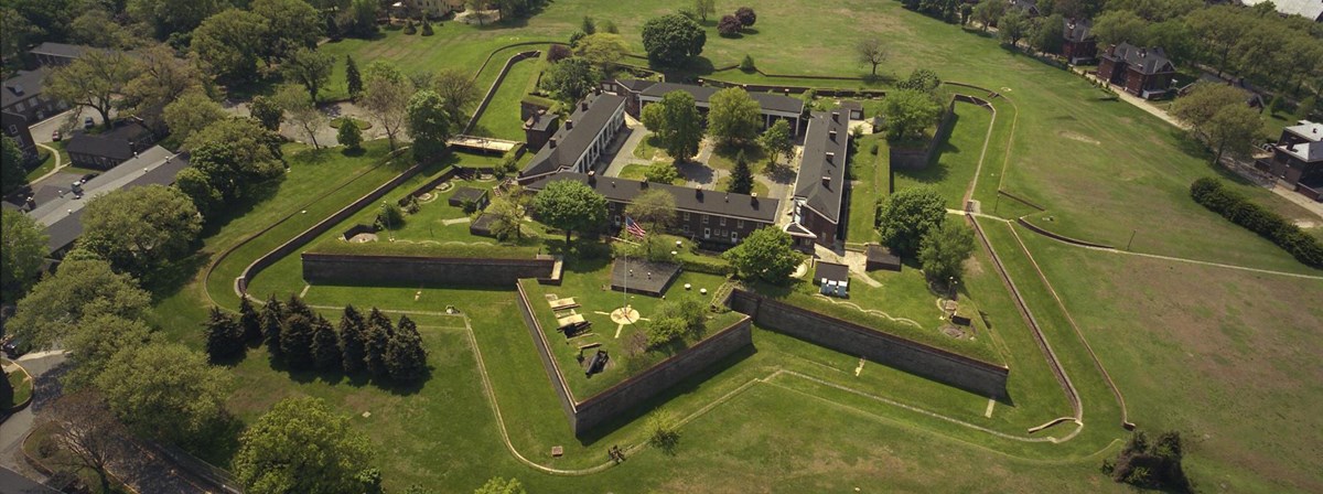 Aerial View of Fort Jay