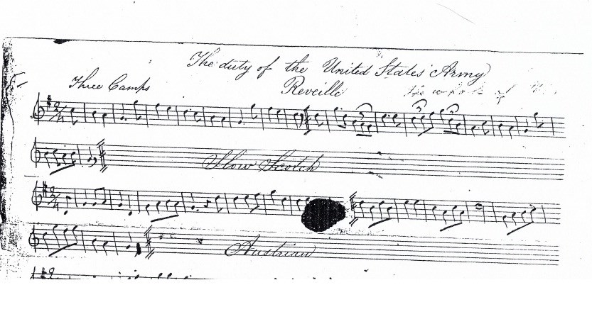 First two tunes of reveille