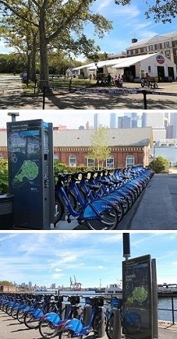 Bike rentals at Colonels Row, Soissons Landing, and Yankee Pier