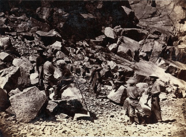 Laborers & Rocks by A. Hart