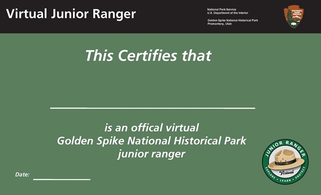 V CERTIFICATE JR RANGER