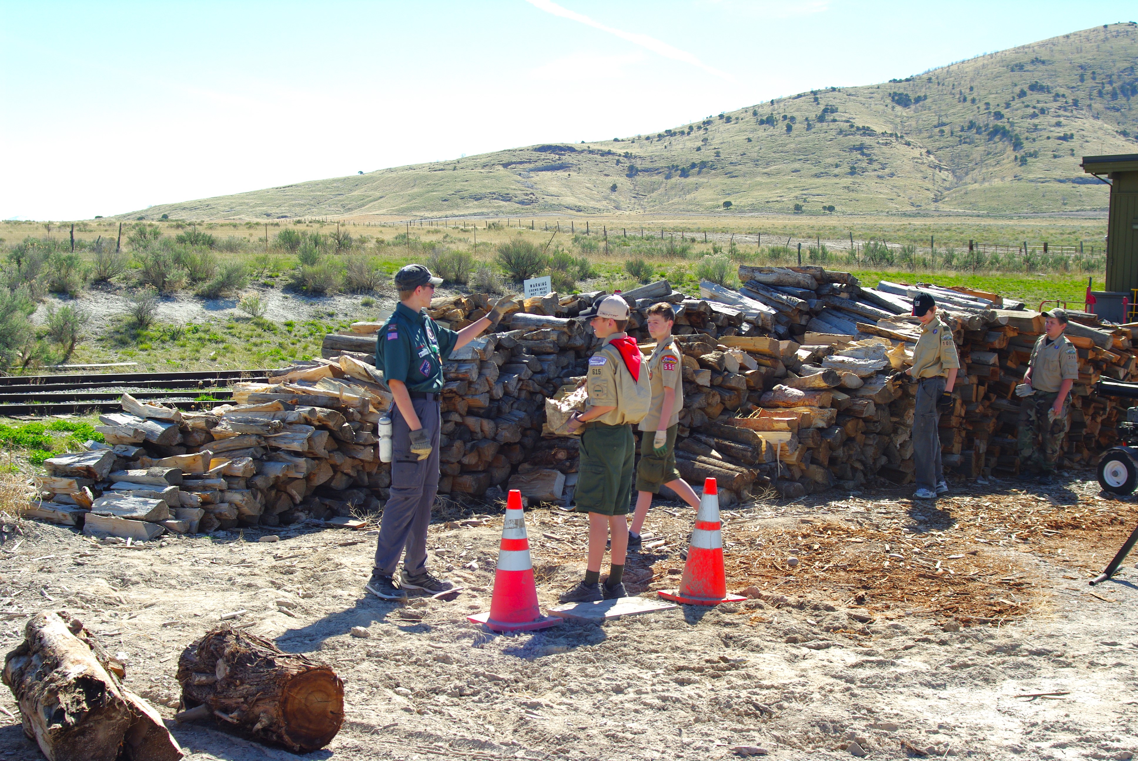 Boy Scouts Volunteering