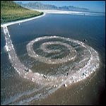 Popular image of the Spiral Jetty shortly after it was completed in 1970. Popular image of the Spiral Jetty shortly after it was completed in 1970.