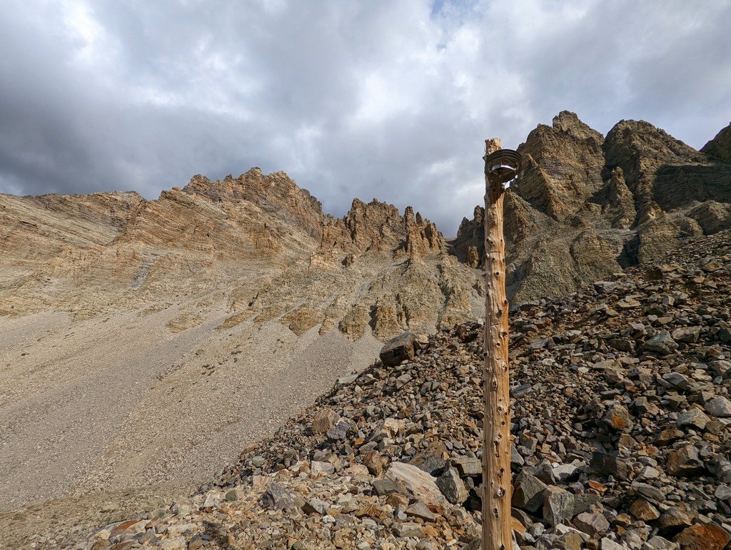 stick in very rocky mountains