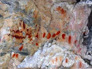 paint smudges on rock paint smudges on rock