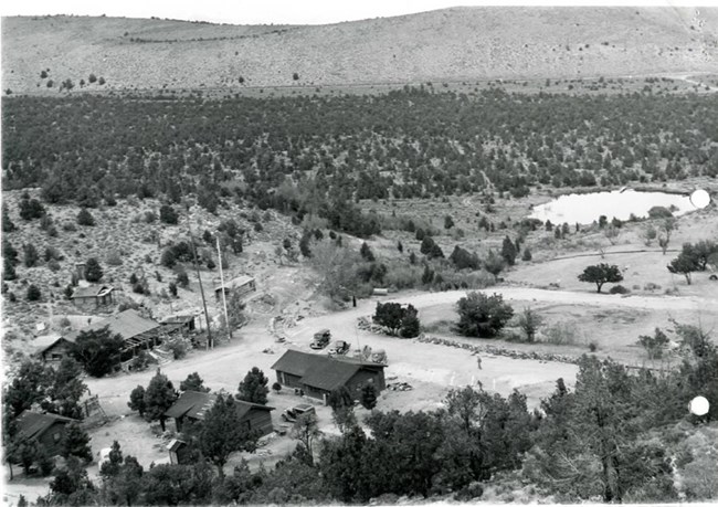 View of Lehman Caves area in 1940