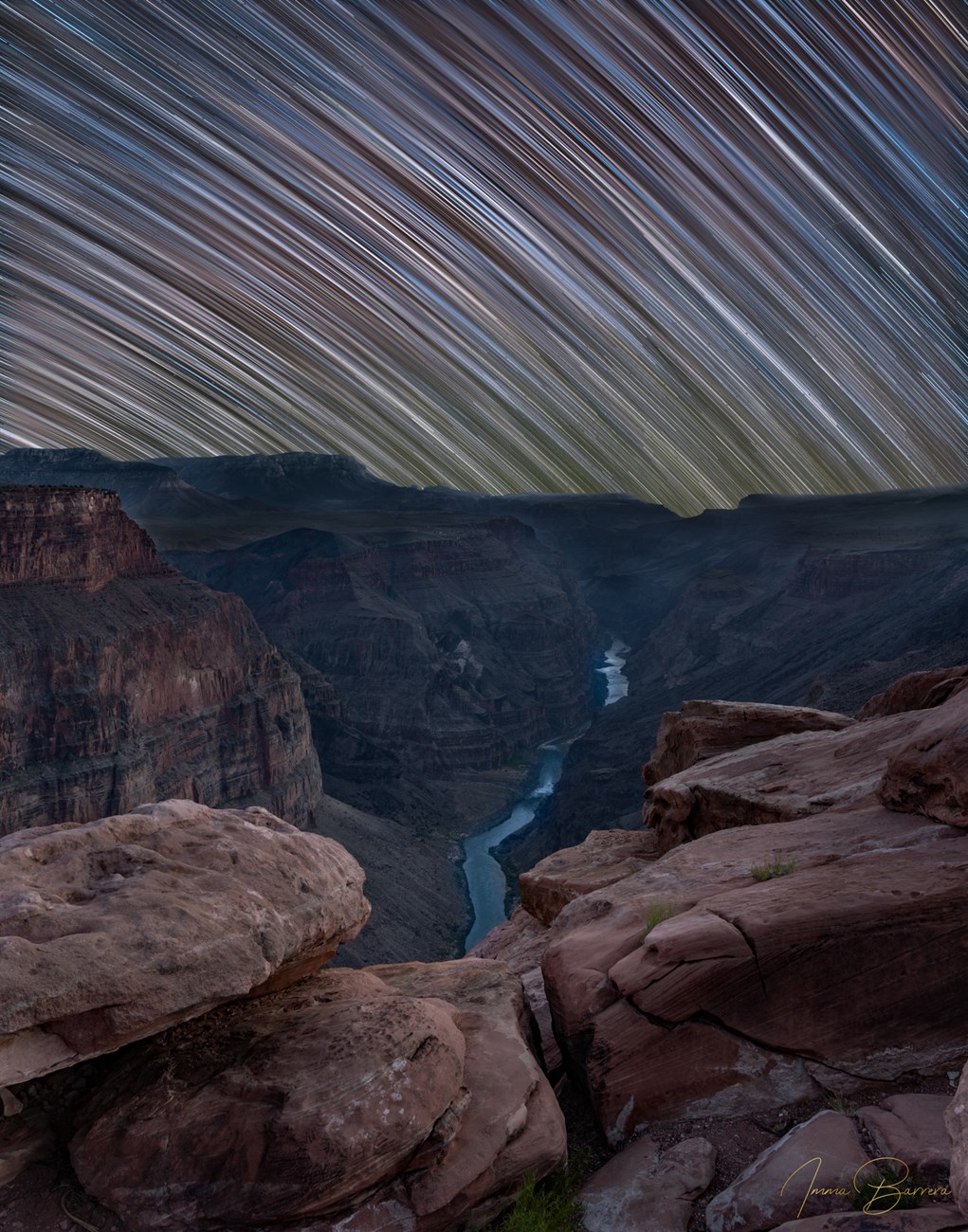 Star Trails over Tuweep