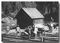 DEE WOOLLEY CABIN ON NORTH RIM 1908