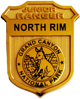North Rim Junior Ranger Badge