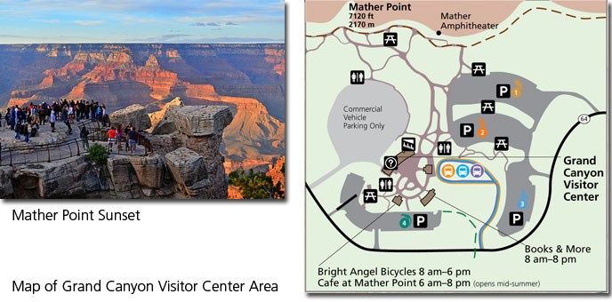 grand canyon visitor-center-map-Mather-Point