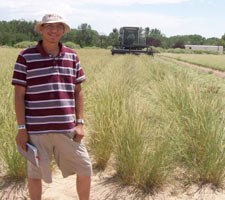 Deon Ben at USDA Plant Center in New Mexico