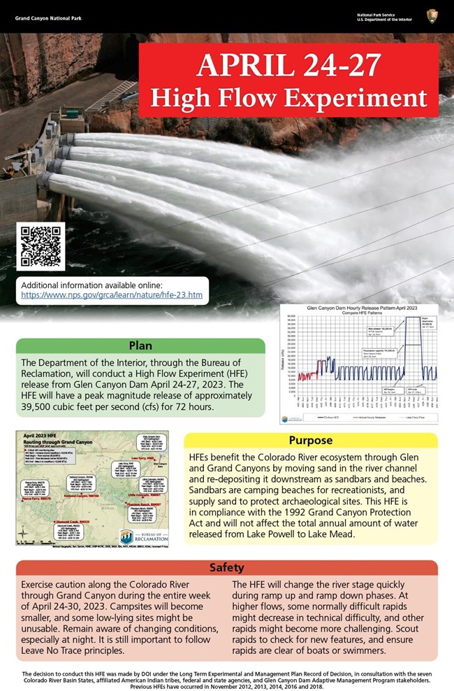 a poster showing the dam's bypass tubes open as the background